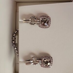 David Yurman diamond Prasiolite earing collection